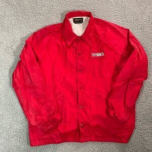 Vintage Swingster Jacket Coach Windbreaker Work Wear Button Up XL *spot picture